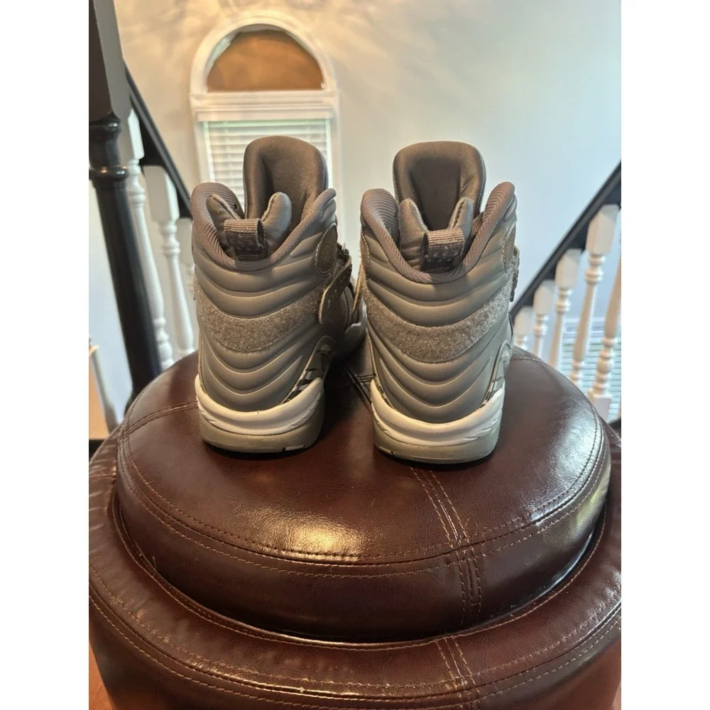 Jordan Air Jordan 8 Retro Cool Grey Suede High Top 2017 305381-014